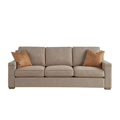 Universal Liam Brown Fabric 3-Seater Sofa