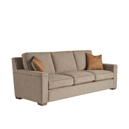 Universal Liam Brown Fabric 3-Seater Sofa