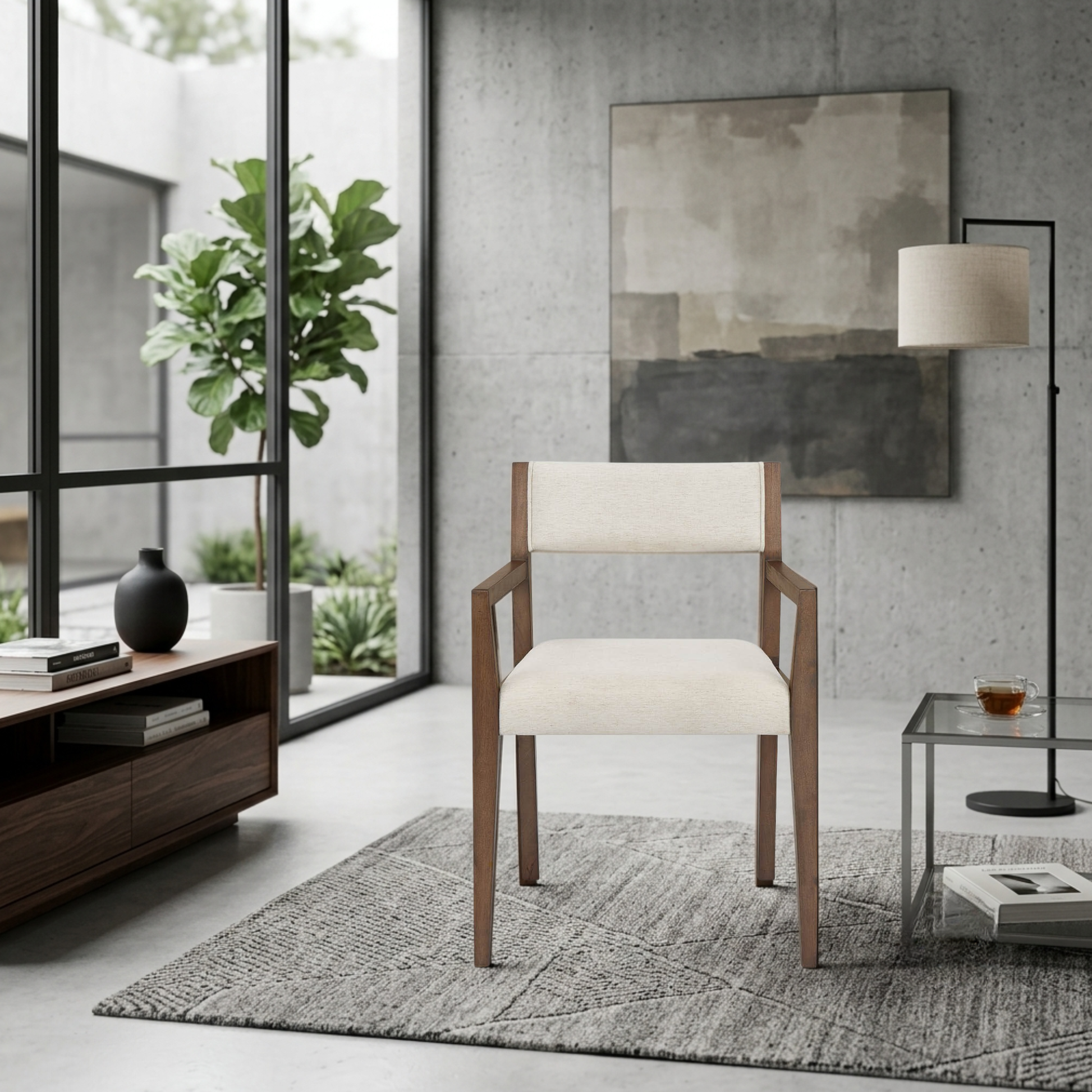 Universal Haze Modern Upholstered Dining Chair-Comfort Design Furniture