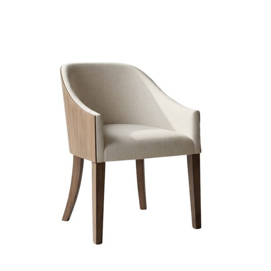 Universal Haze Shell-Back Upholstered Dining Arm Chair