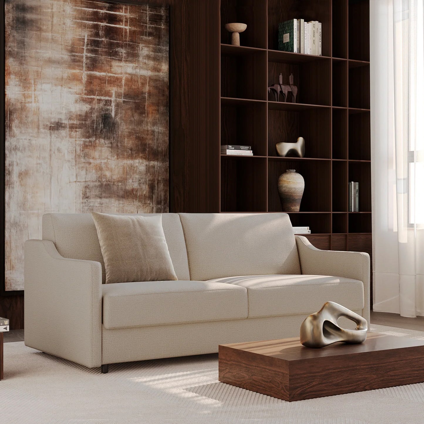 Innovation Living Carnell Fabric Queen Sleeper Sofa