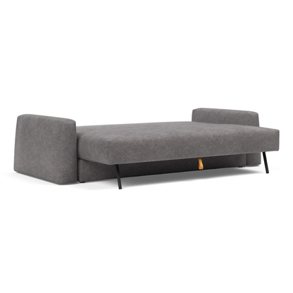 Innovation Living Cone Fabric Convertible Sofa Bed with Storage