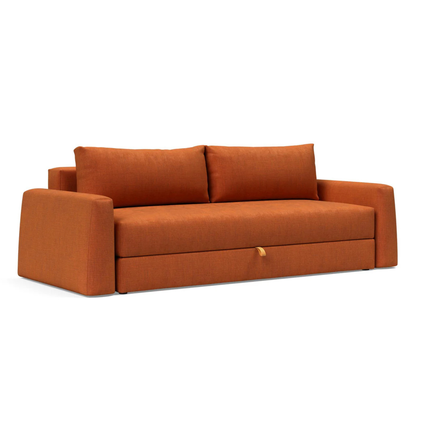 Innovation Living Cone Fabric Convertible Sofa Bed with Storage