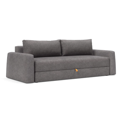 Innovation Living Cone Fabric Convertible Sofa Bed with Storage
