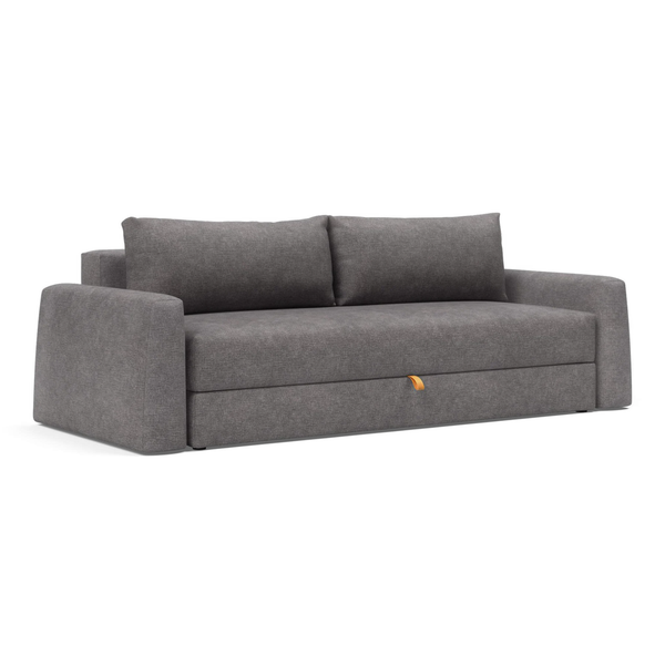 Innovation Living Cone Fabric Convertible Sofa Bed with Storage