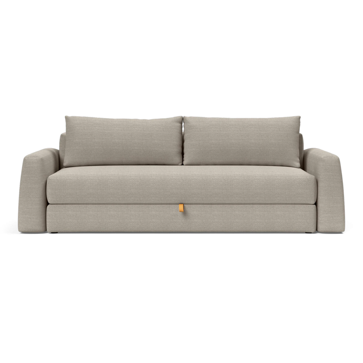 Innovation Living Cone Fabric Convertible Sofa Bed with Storage