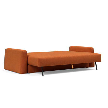 Innovation Living Cone Fabric Convertible Sofa Bed with Storage