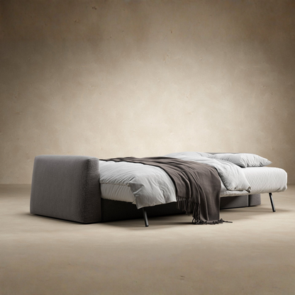 Innovation Living Cone Fabric Convertible Sofa Bed with Storage