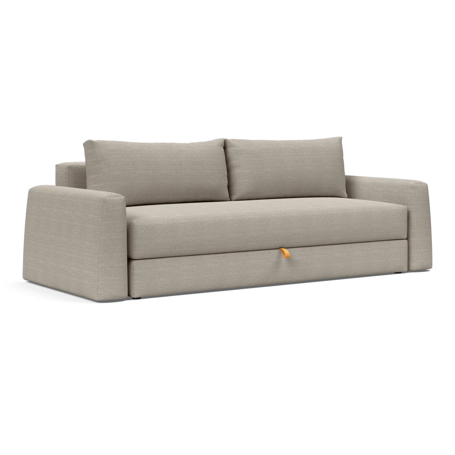 Innovation Living Cone Fabric Convertible Sofa Bed with Storage
