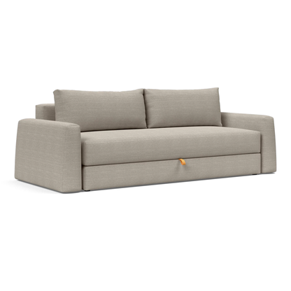 Innovation Living Cone Fabric Convertible Sofa Bed with Storage