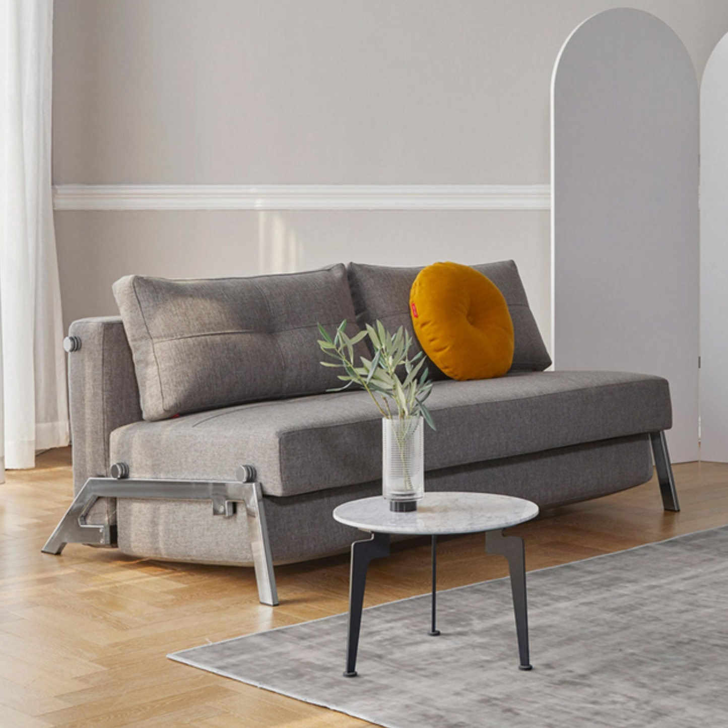 Innovation Living Cubed Fabric Full Sleeper Sofa