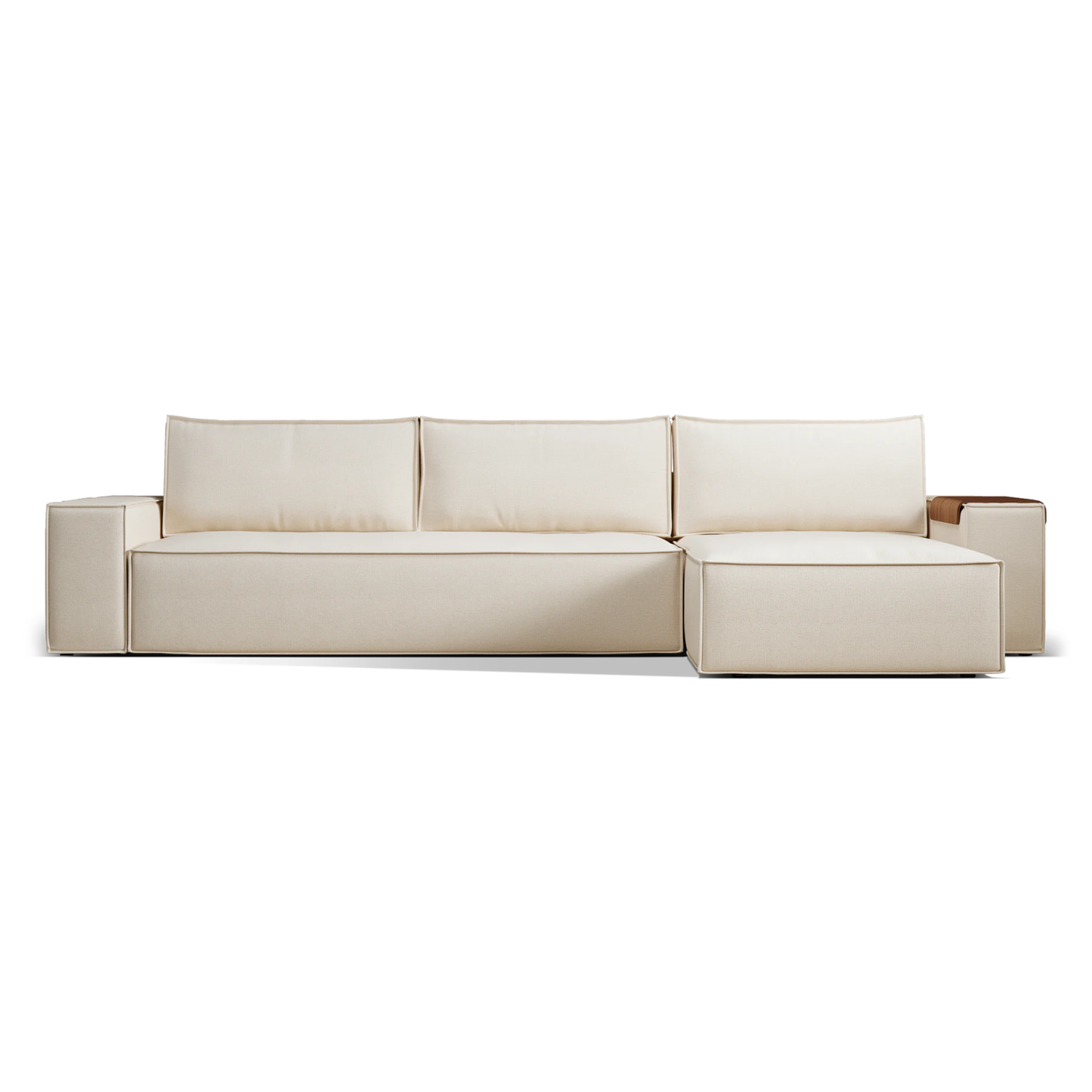 Innovation Living Newilla L‑Shaped Sectional Lounger Sleeper Sofa