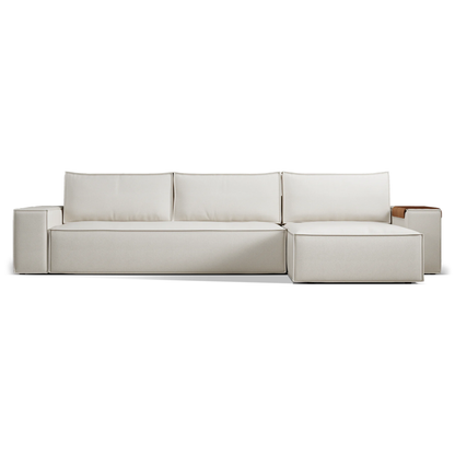 Innovation Living Newilla L‑Shaped Sectional Lounger Sleeper Sofa