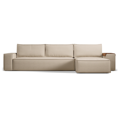 Innovation Living Newilla L‑Shaped Sectional Lounger Sleeper Sofa