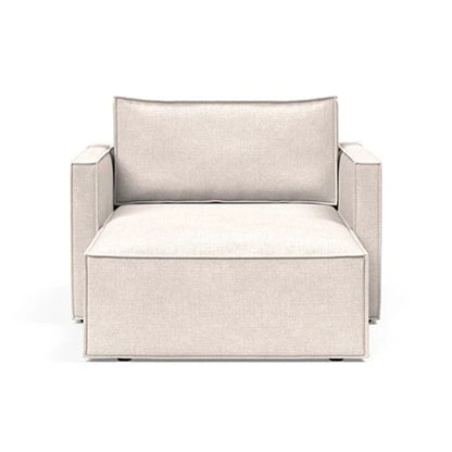 Innovation Living Newilla Fabric Lounger Chair with Detachable Cover and Storage