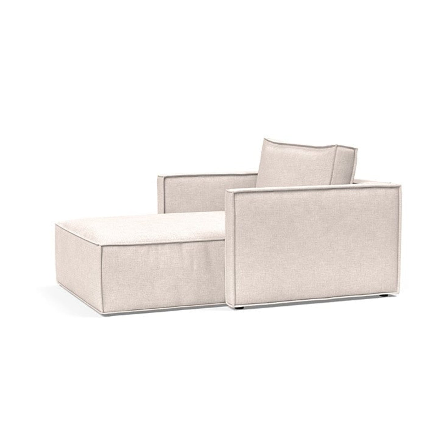 Innovation Living Newilla Fabric Lounger Chair with Detachable Cover and Storage