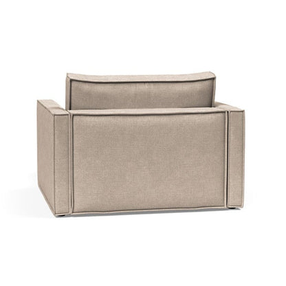 Innovation Living Newilla Fabric Lounger Chair with Detachable Cover and Storage