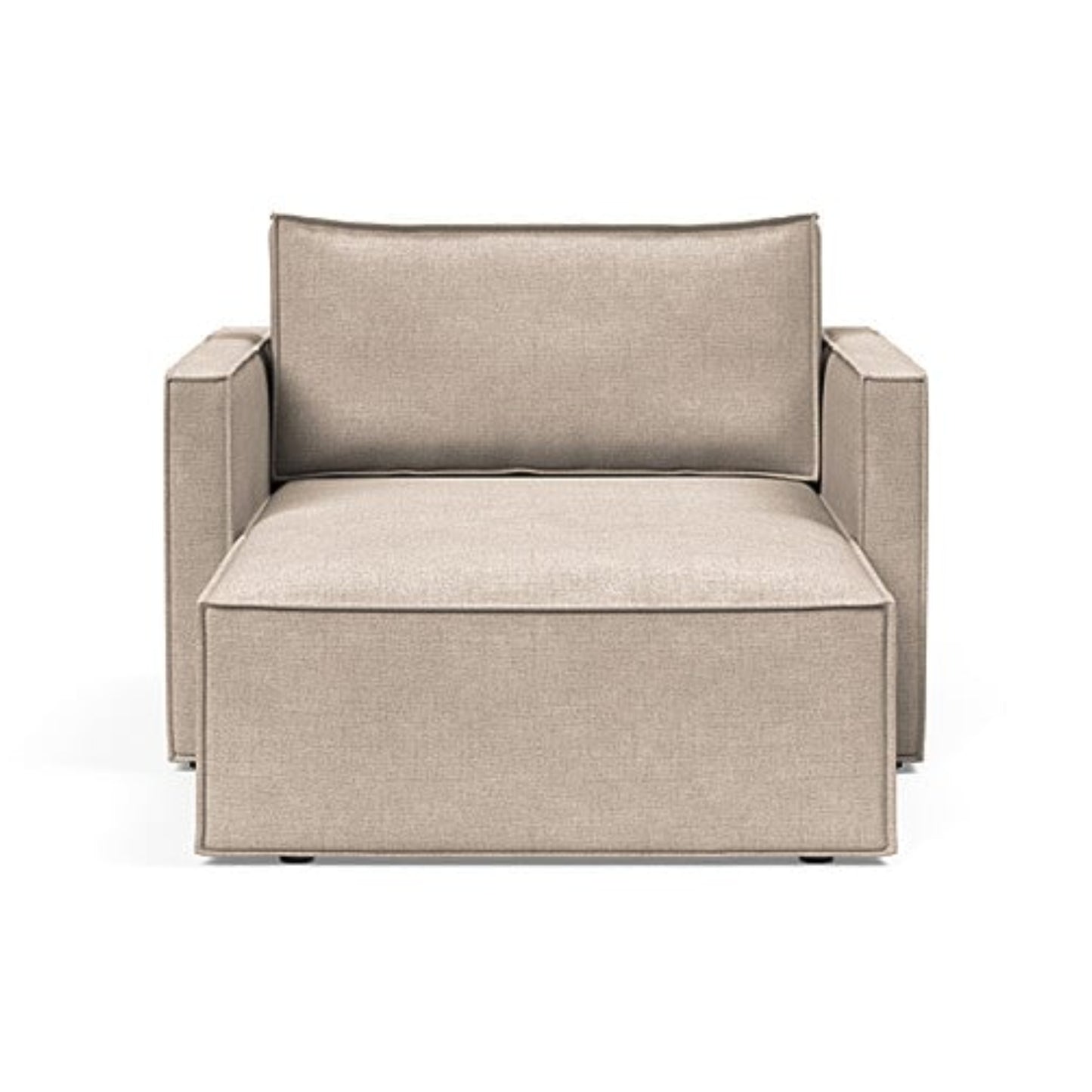 Innovation Living Newilla Fabric Lounger Chair with Detachable Cover and Storage