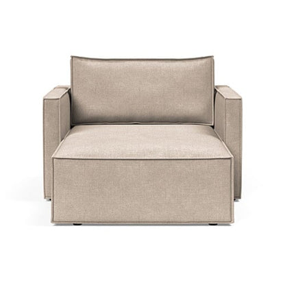 Innovation Living Newilla Fabric Lounger Chair with Detachable Cover and Storage