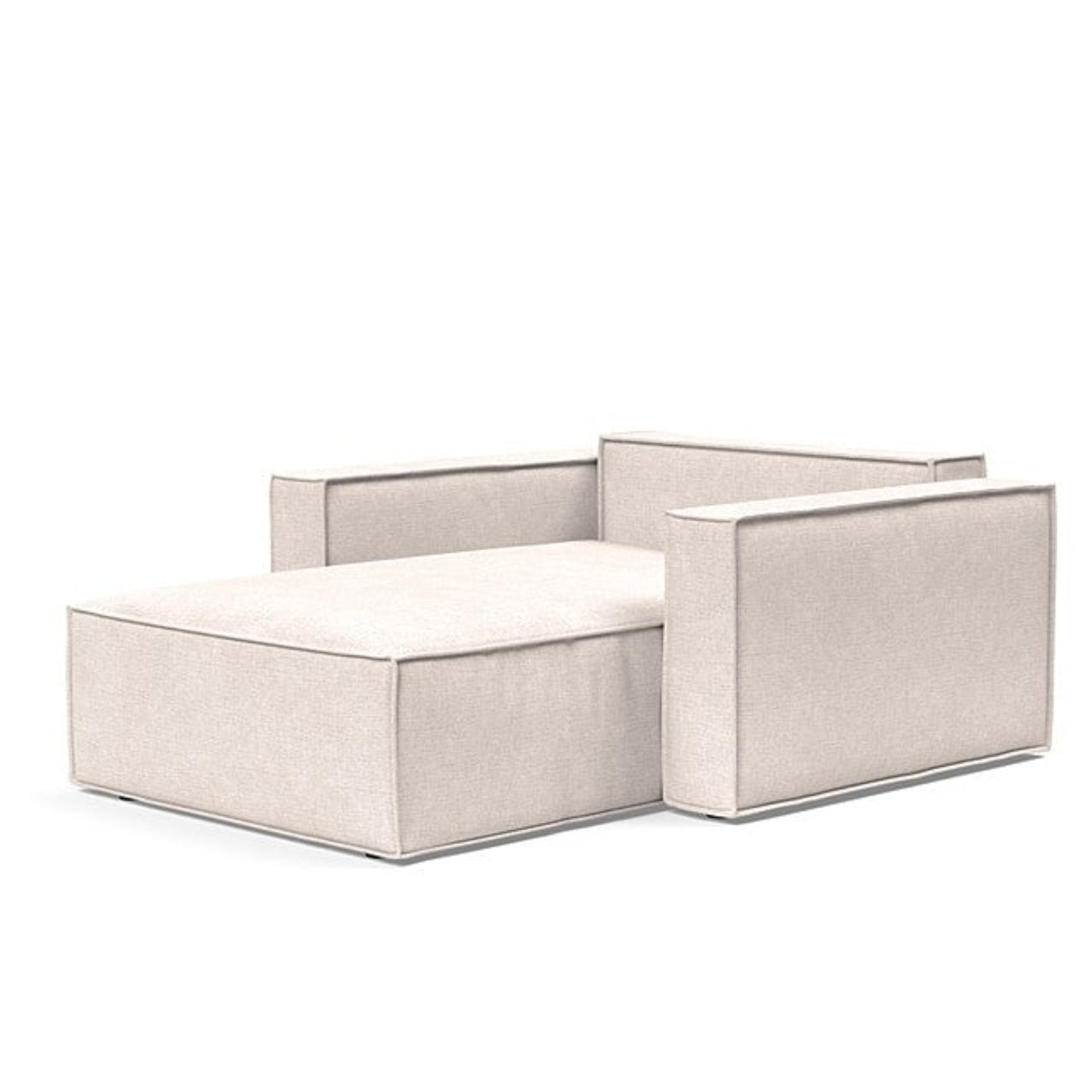 Innovation Living Newilla Fabric Lounger Chair with Detachable Cover and Storage