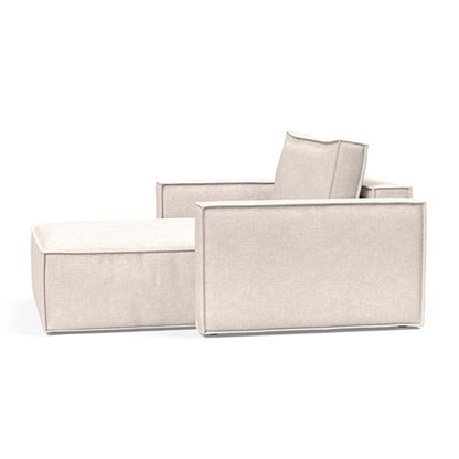 Innovation Living Newilla Fabric Lounger Chair with Detachable Cover and Storage