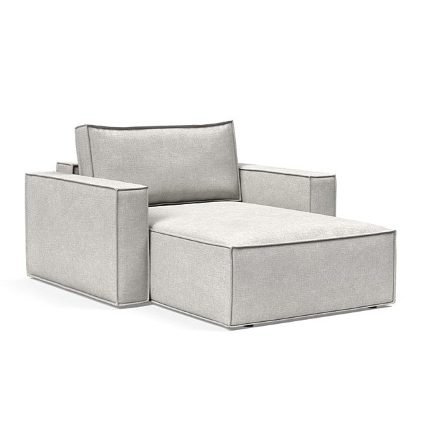Innovation Living Newilla Fabric Lounger Chair with Detachable Cover and Storage