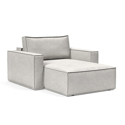 Innovation Living Newilla Fabric Lounger Chair with Detachable Cover and Storage