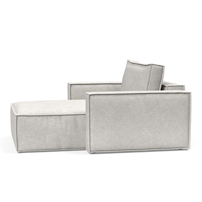 Innovation Living Newilla Fabric Lounger Chair with Detachable Cover and Storage