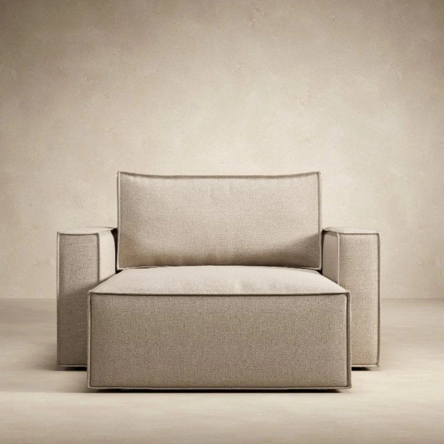 Innovation Living Newilla Fabric Lounger Chair with Detachable Cover and Storage