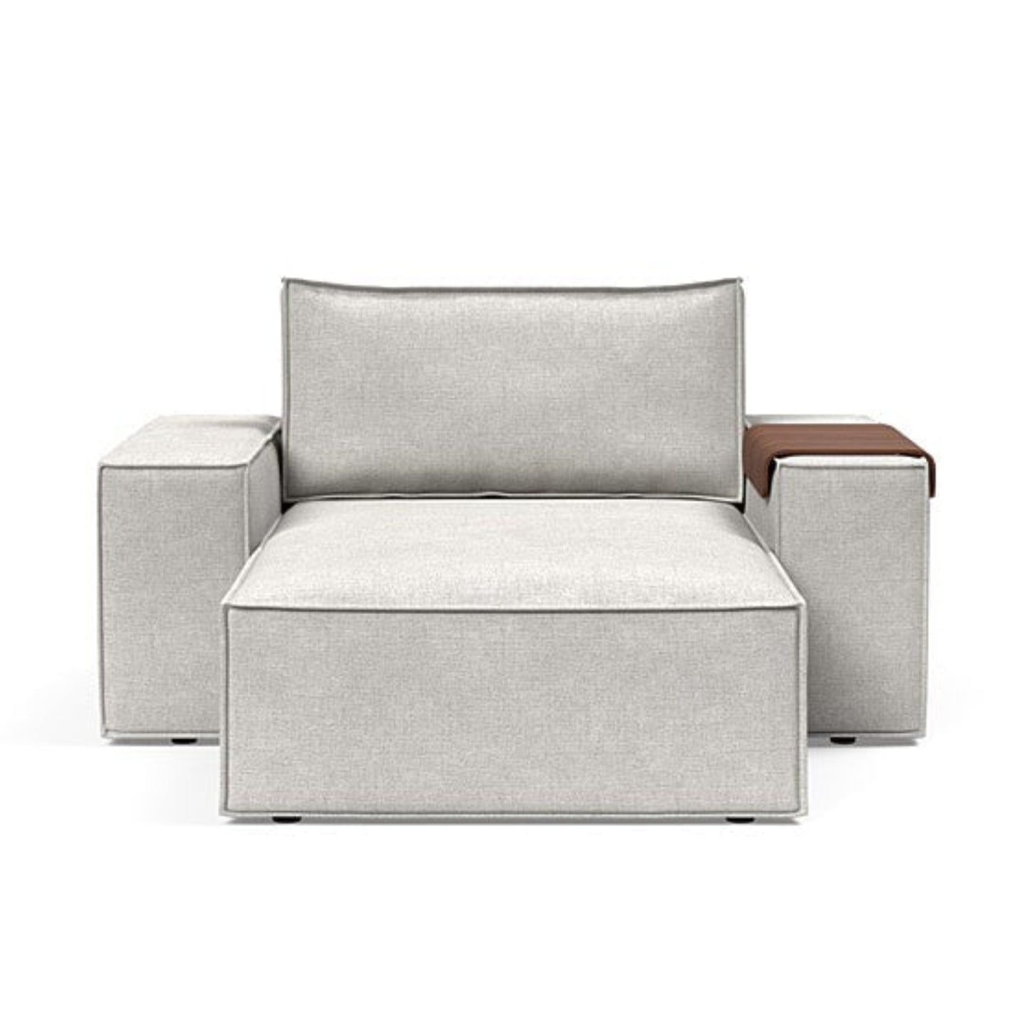 Innovation Living Newilla Fabric Lounger Chair with Detachable Cover and Storage