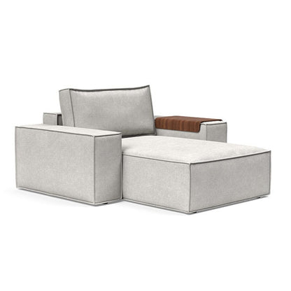 Innovation Living Newilla Fabric Lounger Chair with Detachable Cover and Storage