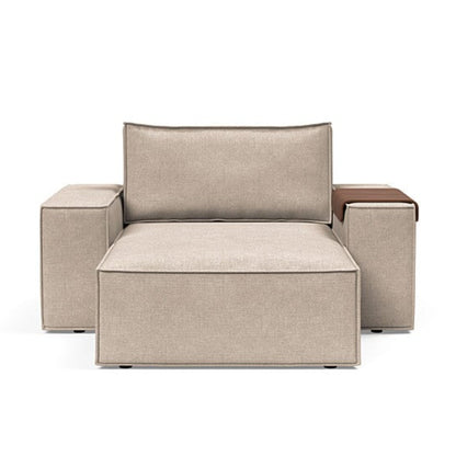 Innovation Living Newilla Fabric Lounger Chair with Detachable Cover and Storage