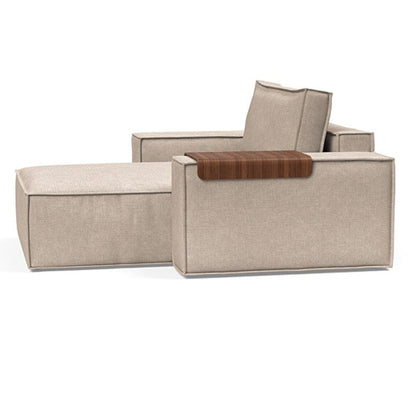 Innovation Living Newilla Fabric Lounger Chair with Detachable Cover and Storage