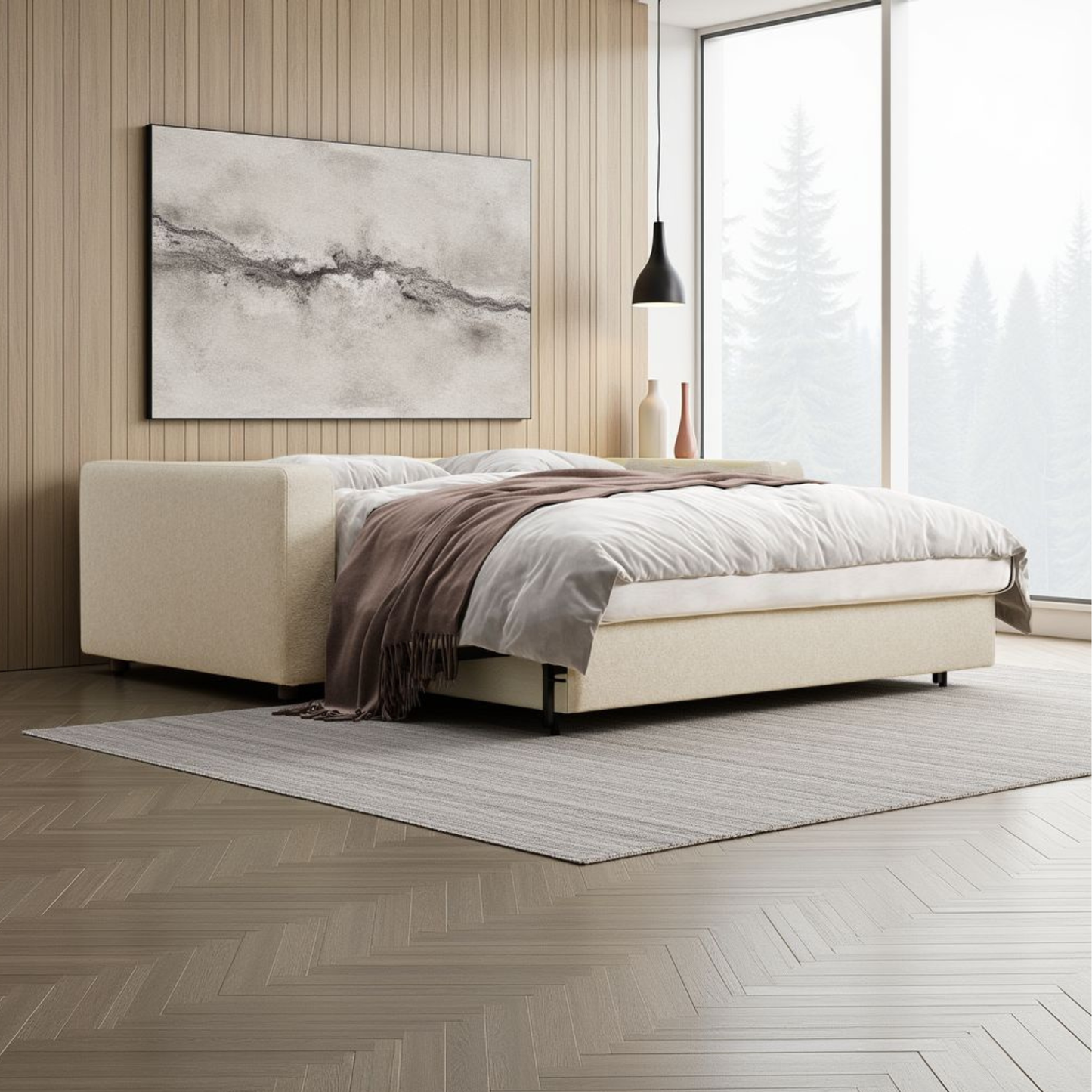 Innovation Living Neah Fabric Queen Sleeper Sofa