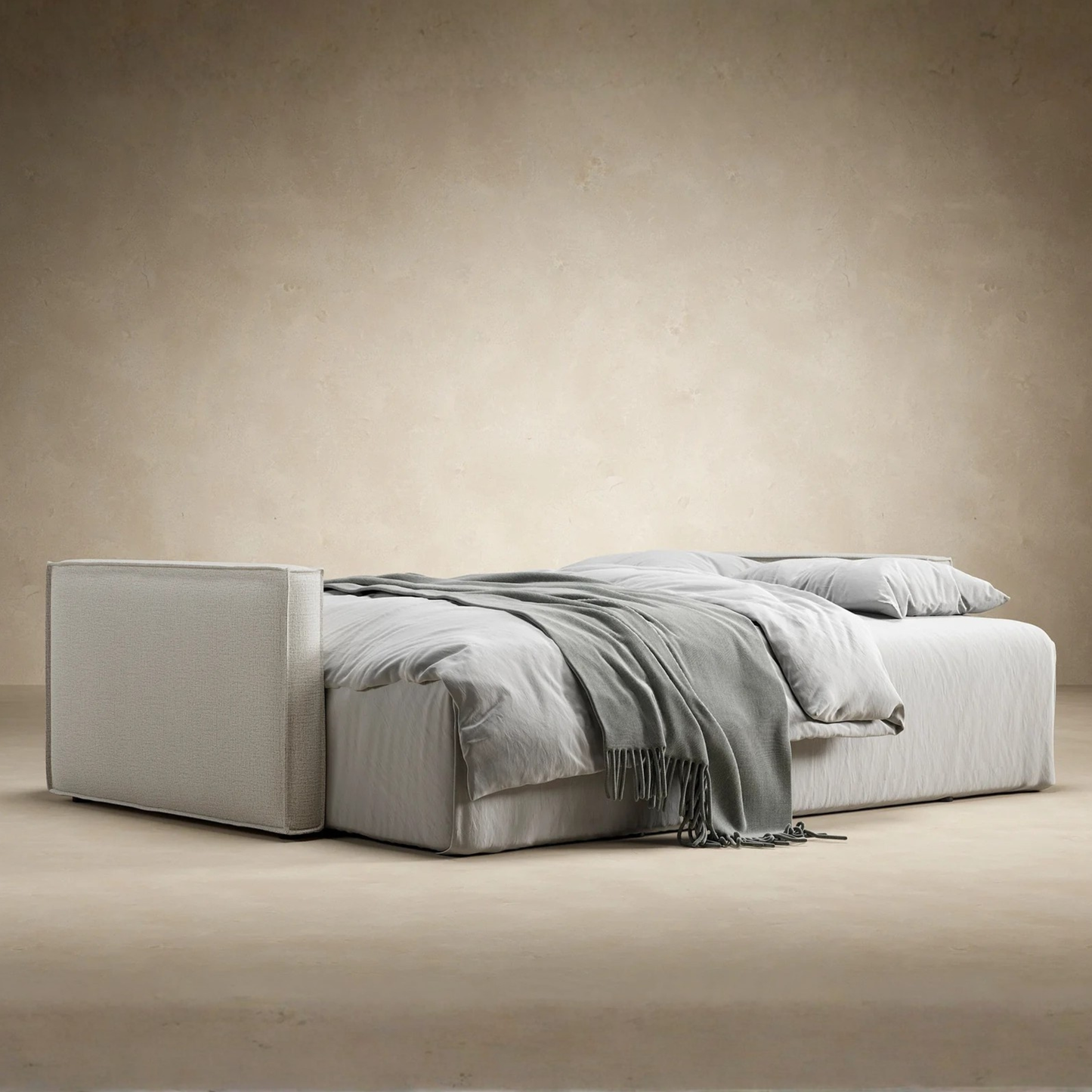 Innovation Living Newilla Fabric Queen Sleeper Sofa With Multiple Arm Style