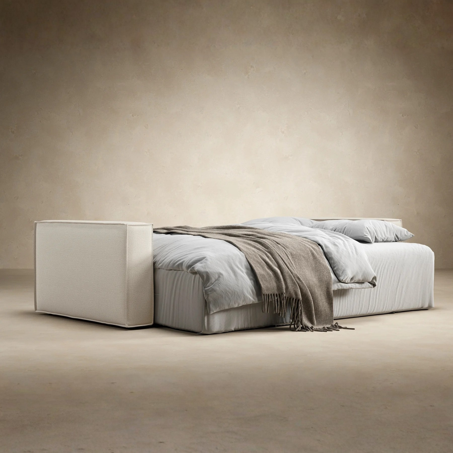 Innovation Living Newilla Fabric Queen Sleeper Sofa With Multiple Arm Style