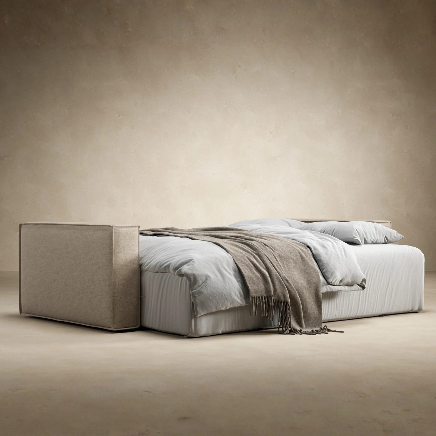 Innovation Living Newilla Fabric Queen Sleeper Sofa With Multiple Arm Style