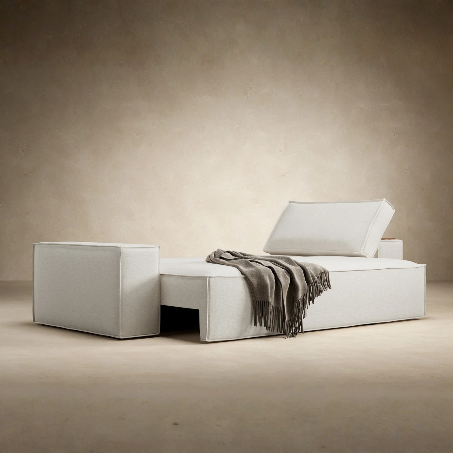 Innovation Living Newilla Fabric Queen Sleeper Sofa With Multiple Arm Style