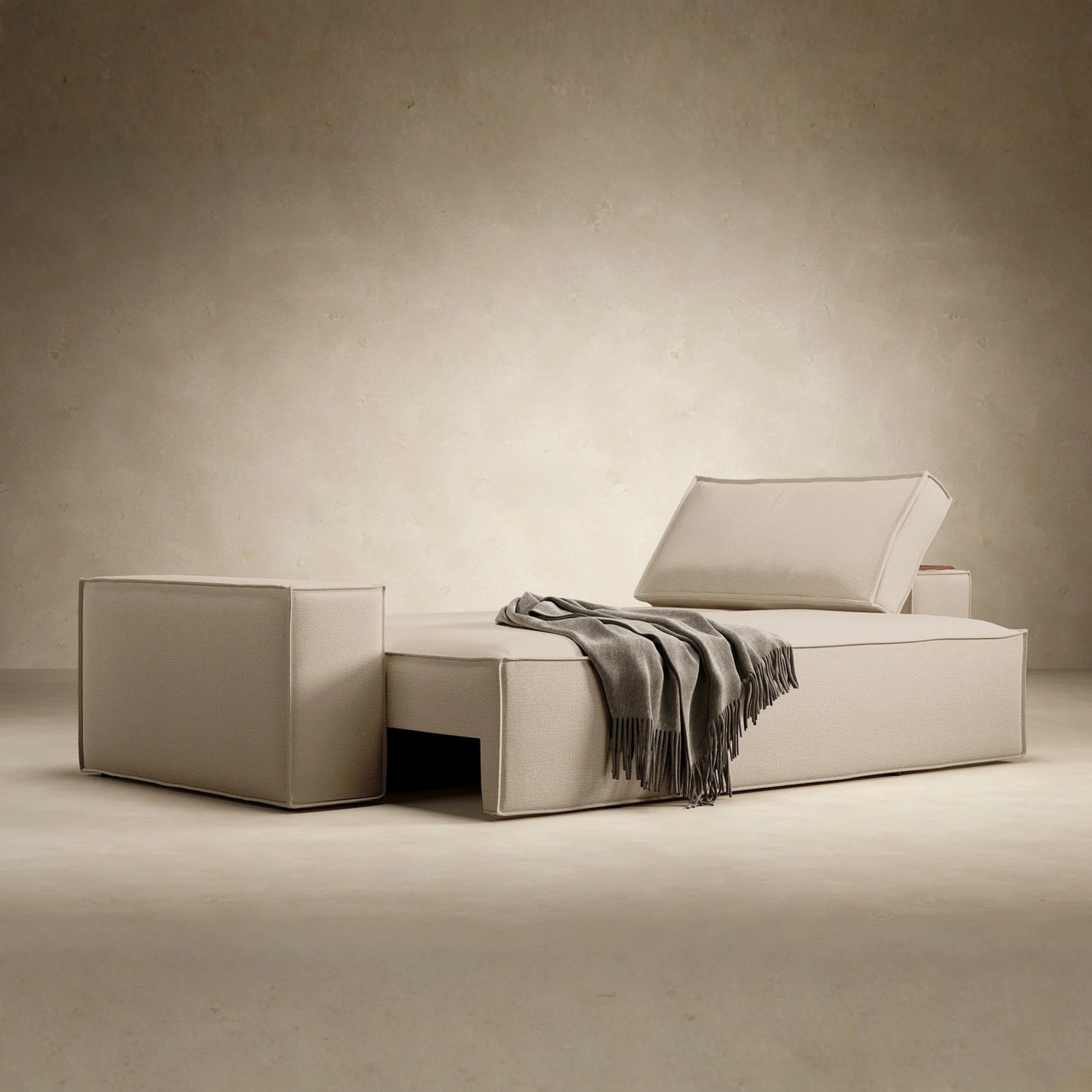 Innovation Living Newilla Fabric Queen Sleeper Sofa With Multiple Arm Style