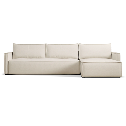 Innovation Living Newilla L‑Shaped Sectional Lounger Sleeper Sofa