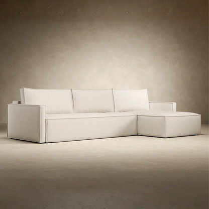 Innovation Living Newilla L‑Shaped Sectional Lounger Sleeper Sofa