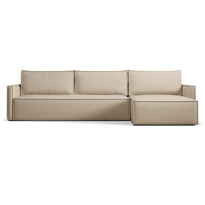 Innovation Living Newilla L‑Shaped Sectional Lounger Sleeper Sofa