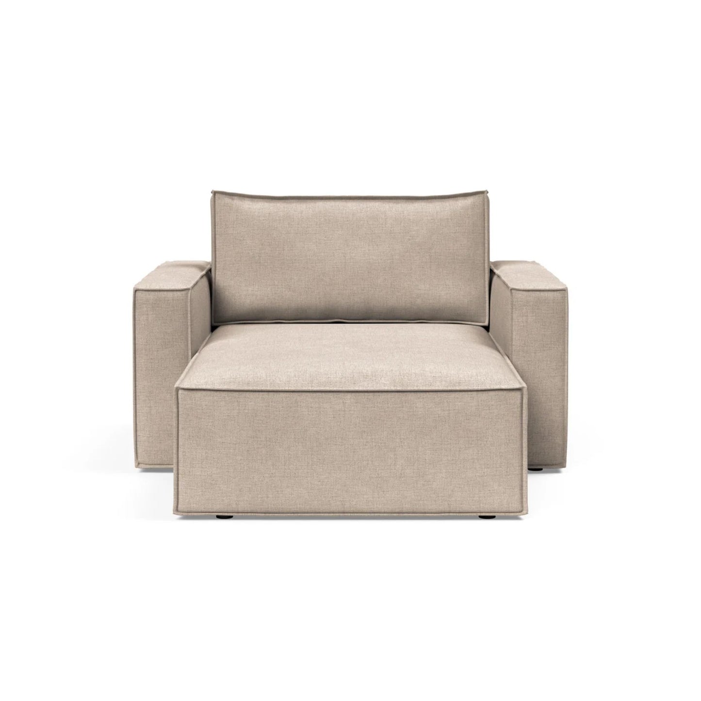 Innovation Living Newilla Fabric Lounger Chair with Detachable Cover and Storage