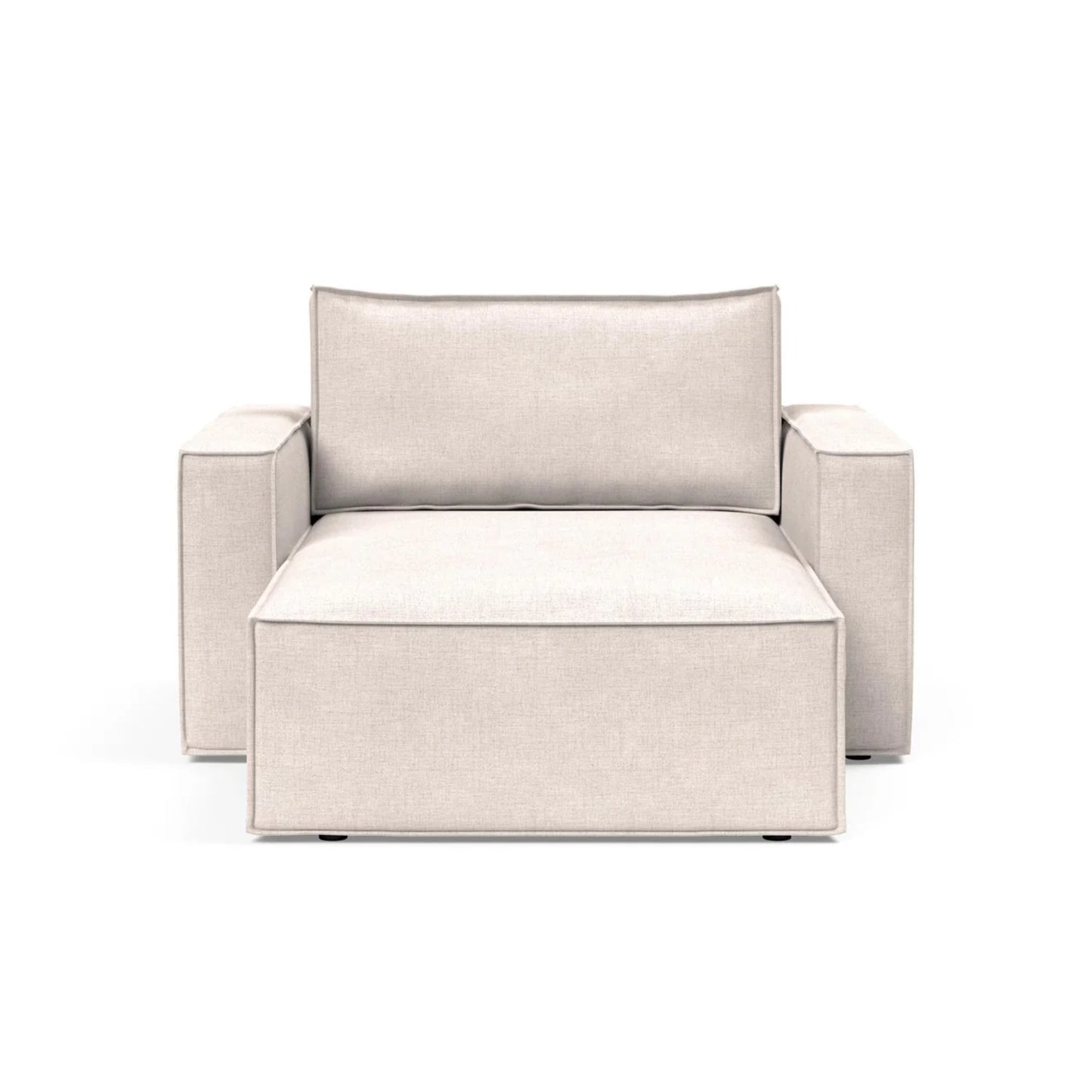 Innovation Living Newilla Fabric Lounger Chair with Detachable Cover and Storage