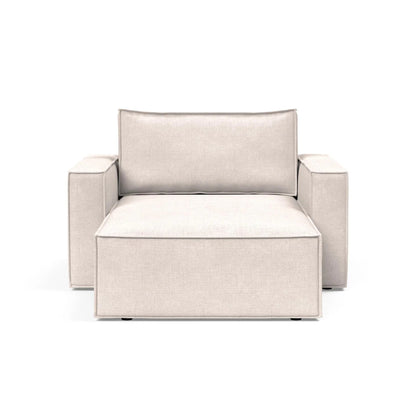 Innovation Living Newilla Fabric Lounger Chair with Detachable Cover and Storage