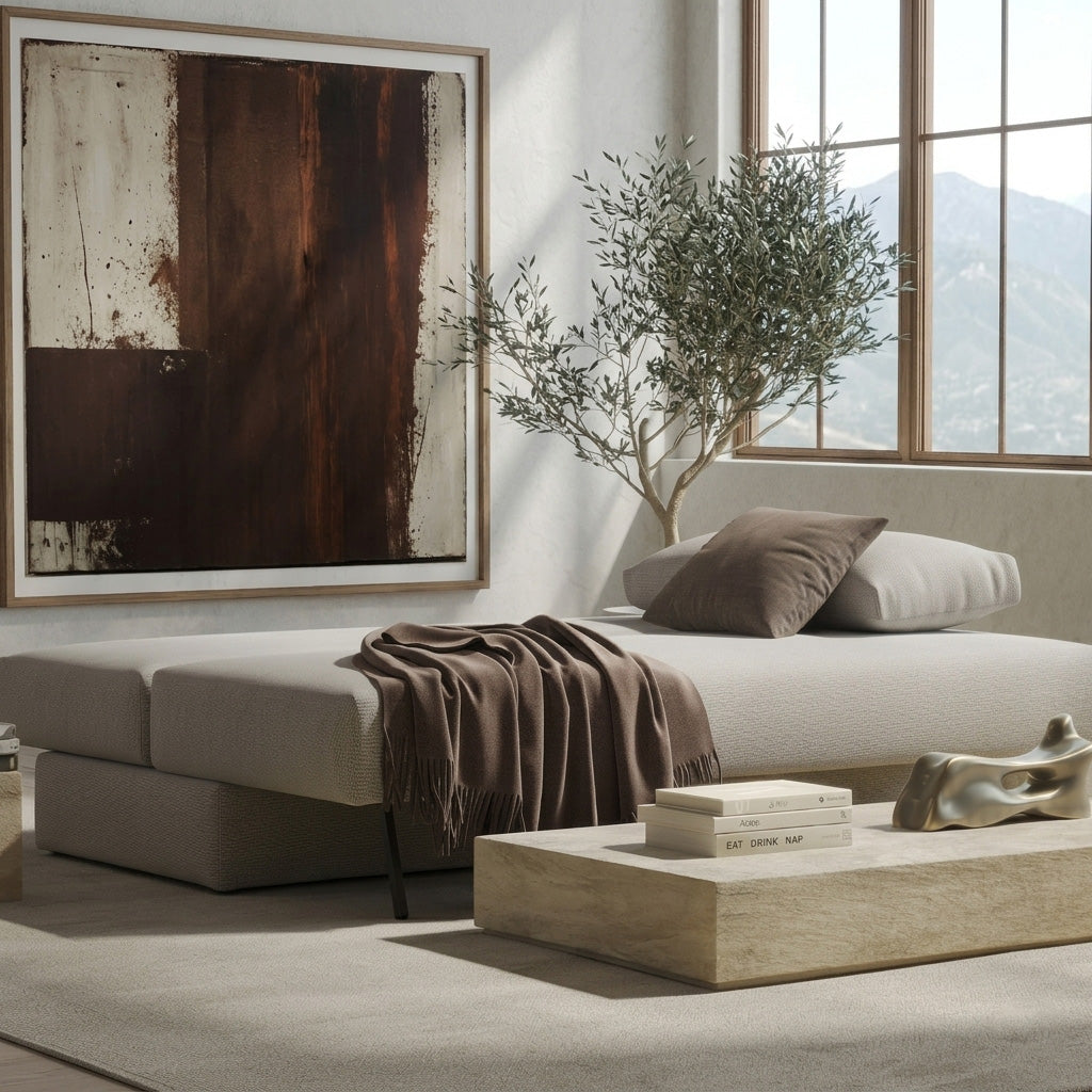 Innovation Living Osvald Fabric Queen Sleeper Sofa with Storage
