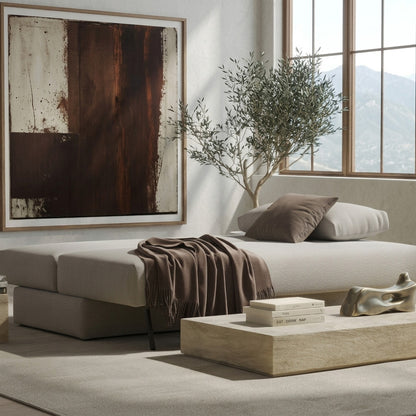 Innovation Living Osvald Fabric Queen Sleeper Sofa with Storage