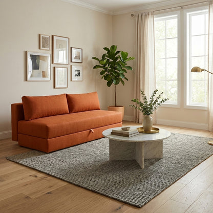 Innovation Living Osvald Fabric Queen Sleeper Sofa with Storage