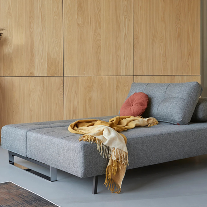 Innovation Living Supremax Fabric Sleeper Sofa with Ottoman