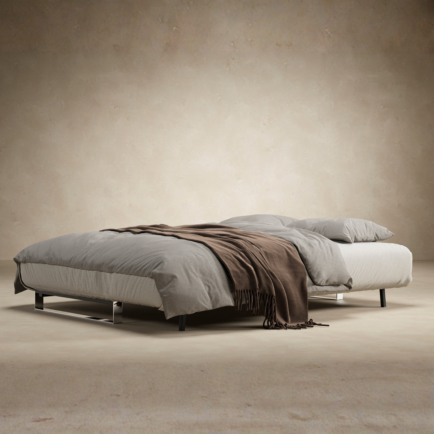 Innovation Living Supremax Fabric Sleeper Sofa with Ottoman